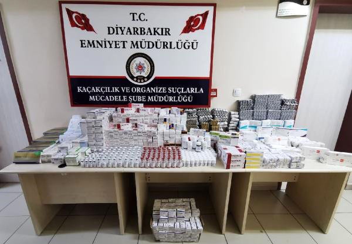 Diyarbakır\'da 3 milyon liralık kaçak ilaç ele geçirildi