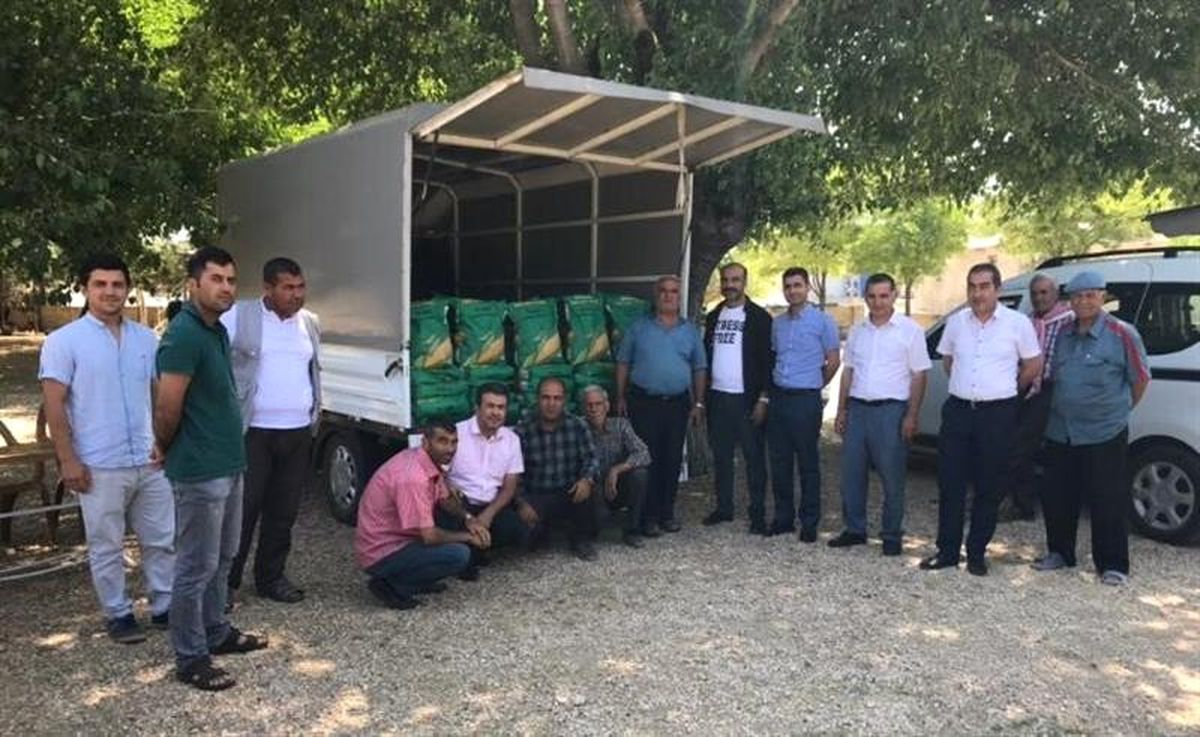 Elbeyli ilçesinde Silajlık Mısır Tohumu Dağıtımı