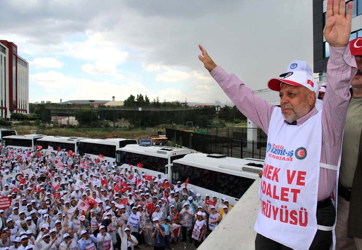 "Emek ve Adalet Yürüyüşü" 12. gününde CHP önünde sona erdi