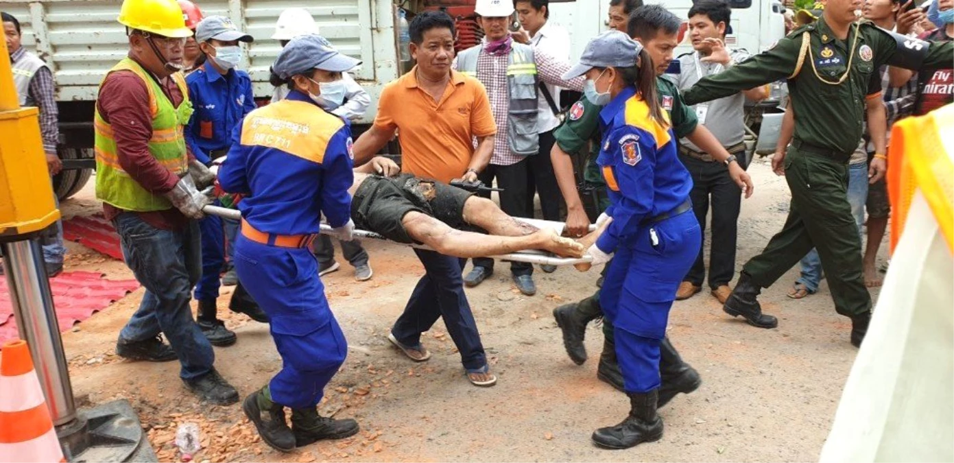 Kamboçya\'da 7 katlı bina çöktü: 3 ölü
