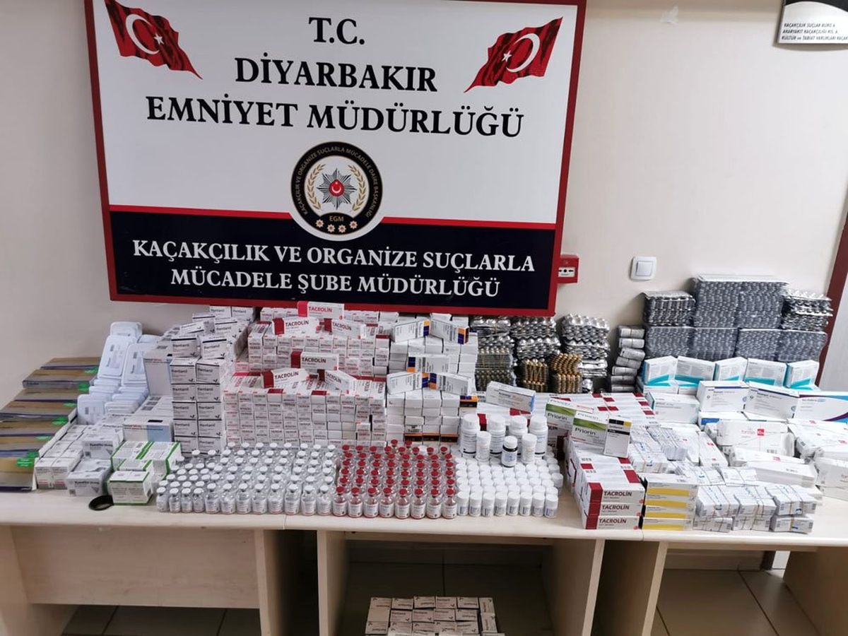 Piyasa değeri 3 milyon lira olan ilaç ele geçirildi