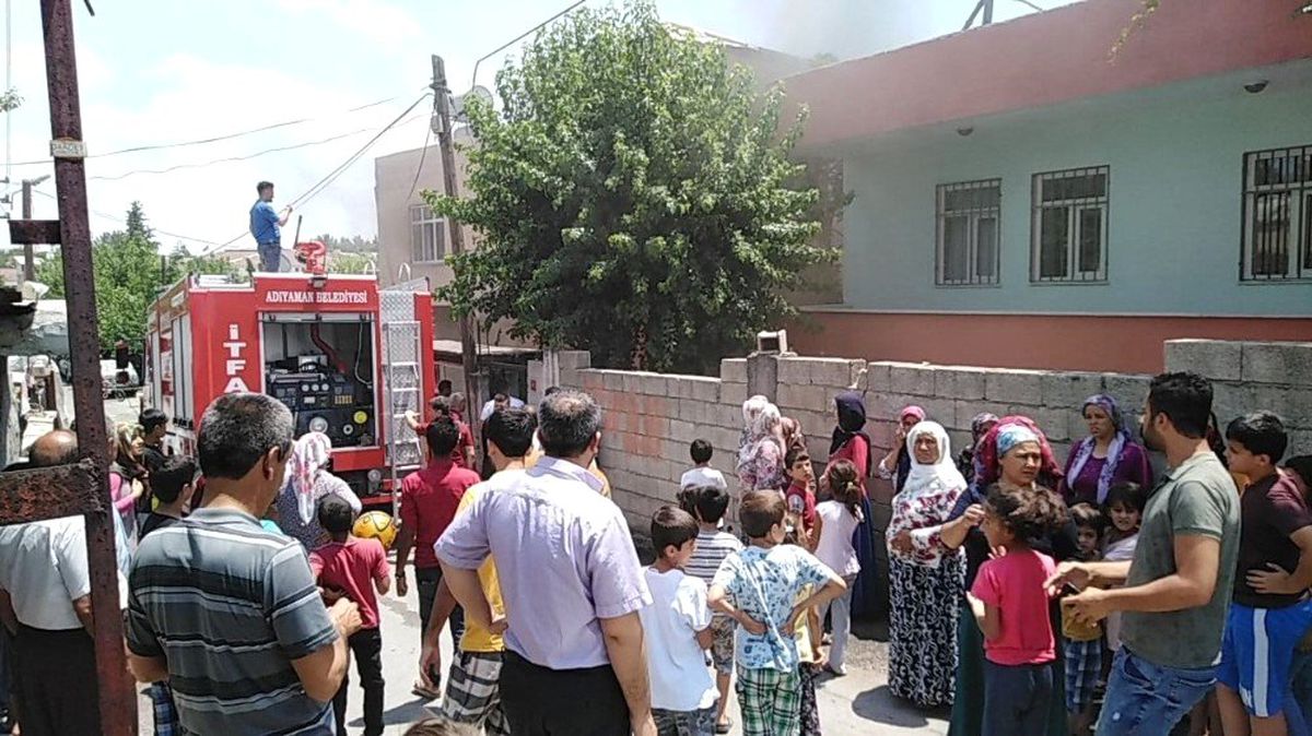 Adıyaman\'da korkutan yangın