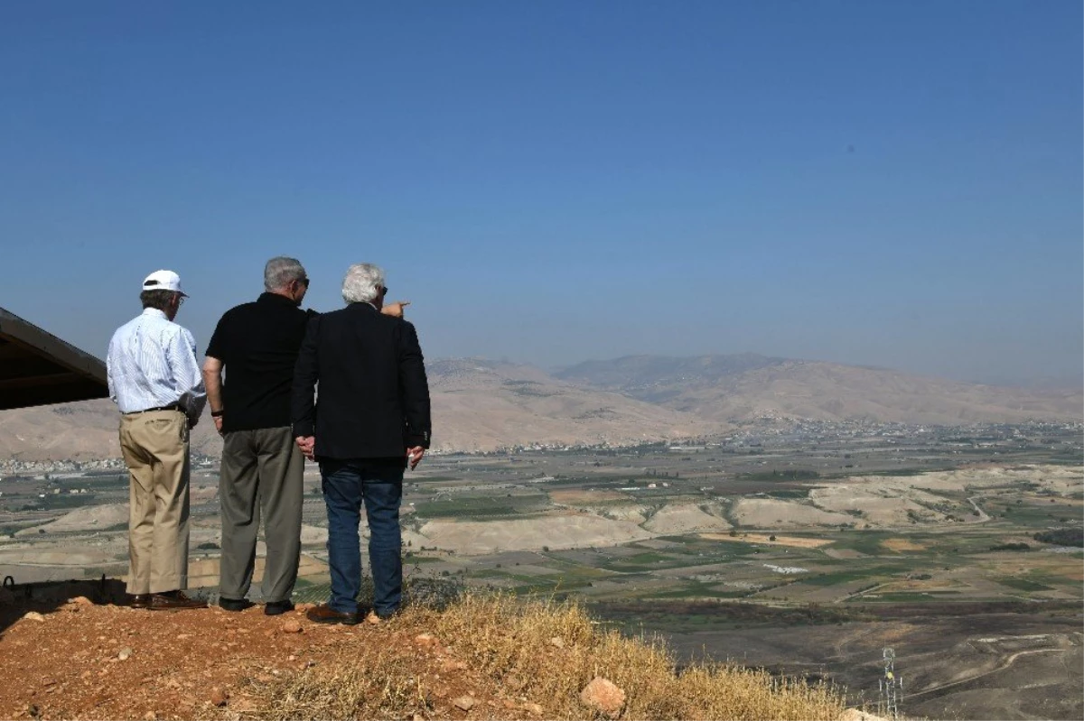 Bolton ile Netanyahu Ürdün Vadisini gezdi