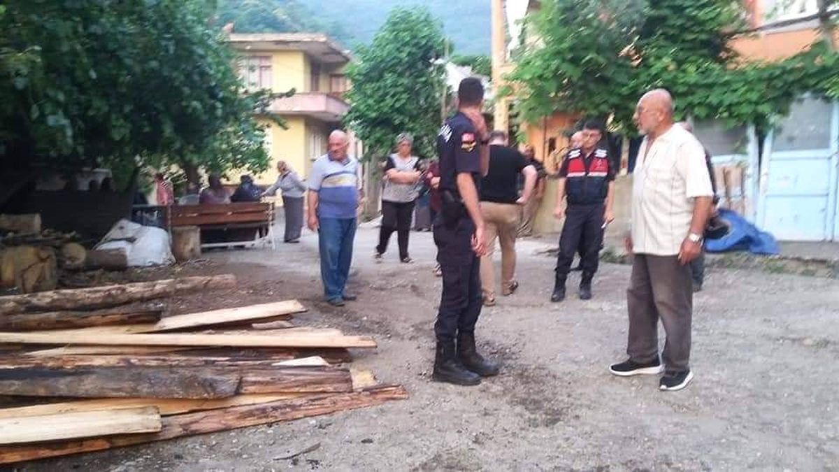Cide\'de çıkan yangında iki ev kullanılamaz hale geldi