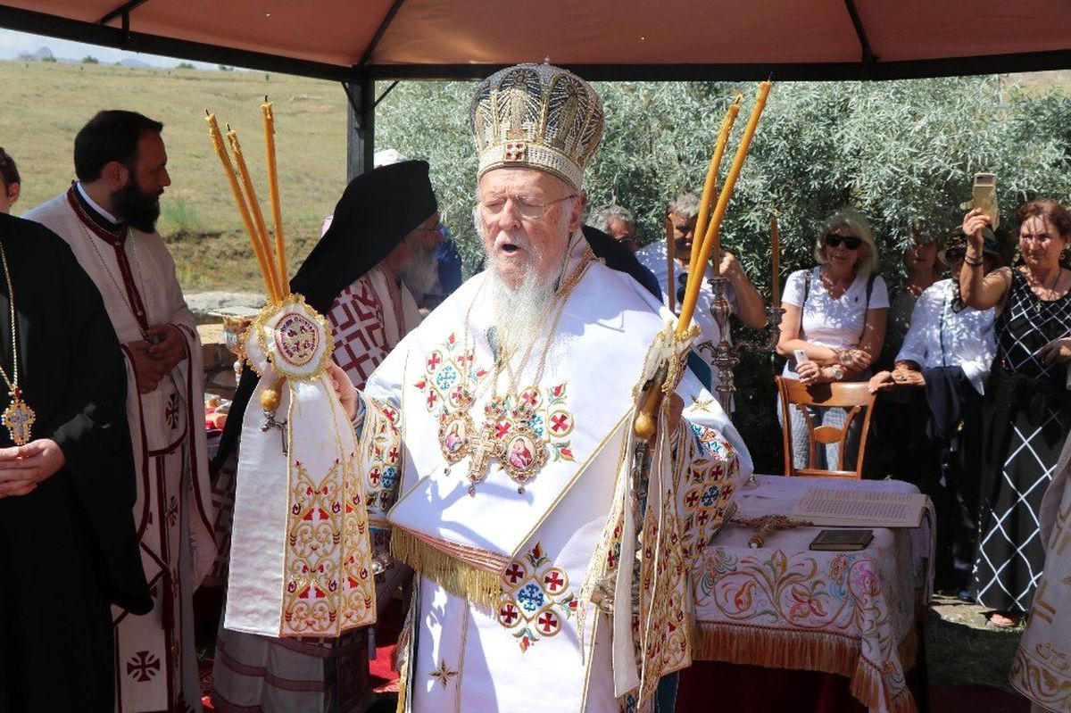 Fener Rum Patriği Bartholomeos Kapadokya\'da pazar ayini yönetti