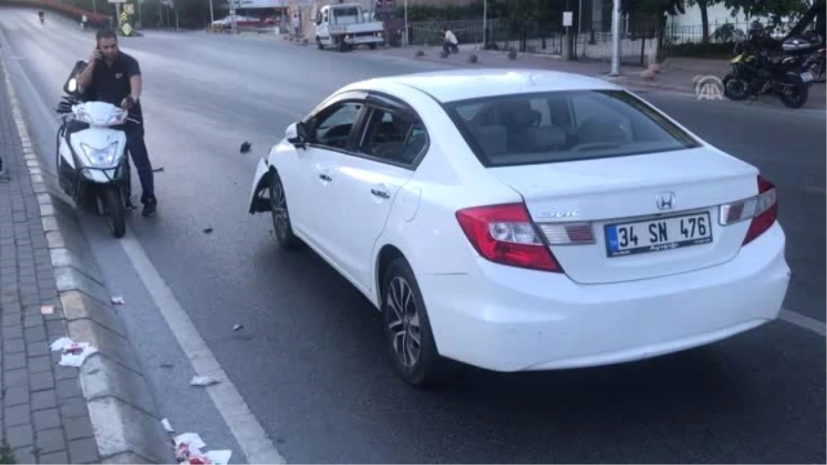 Kadıköy\'de trafik kazası : 1 yaralı