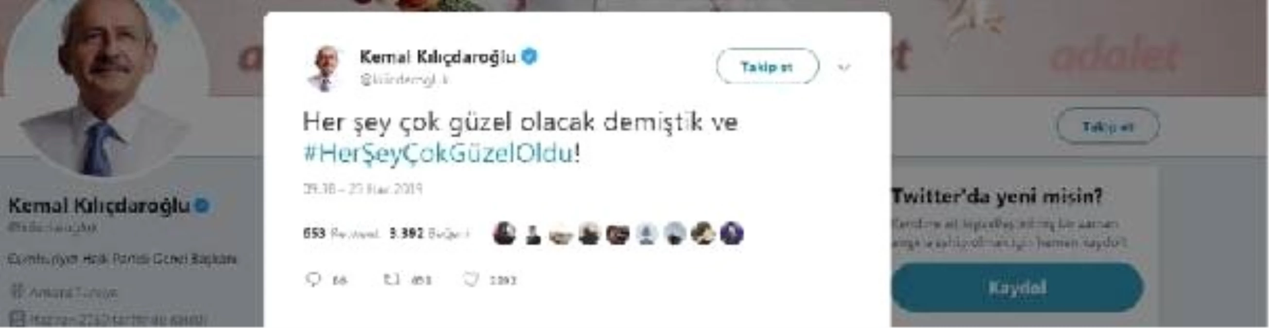 Kılıçdaroğlu: Her şey çok güzel oldu