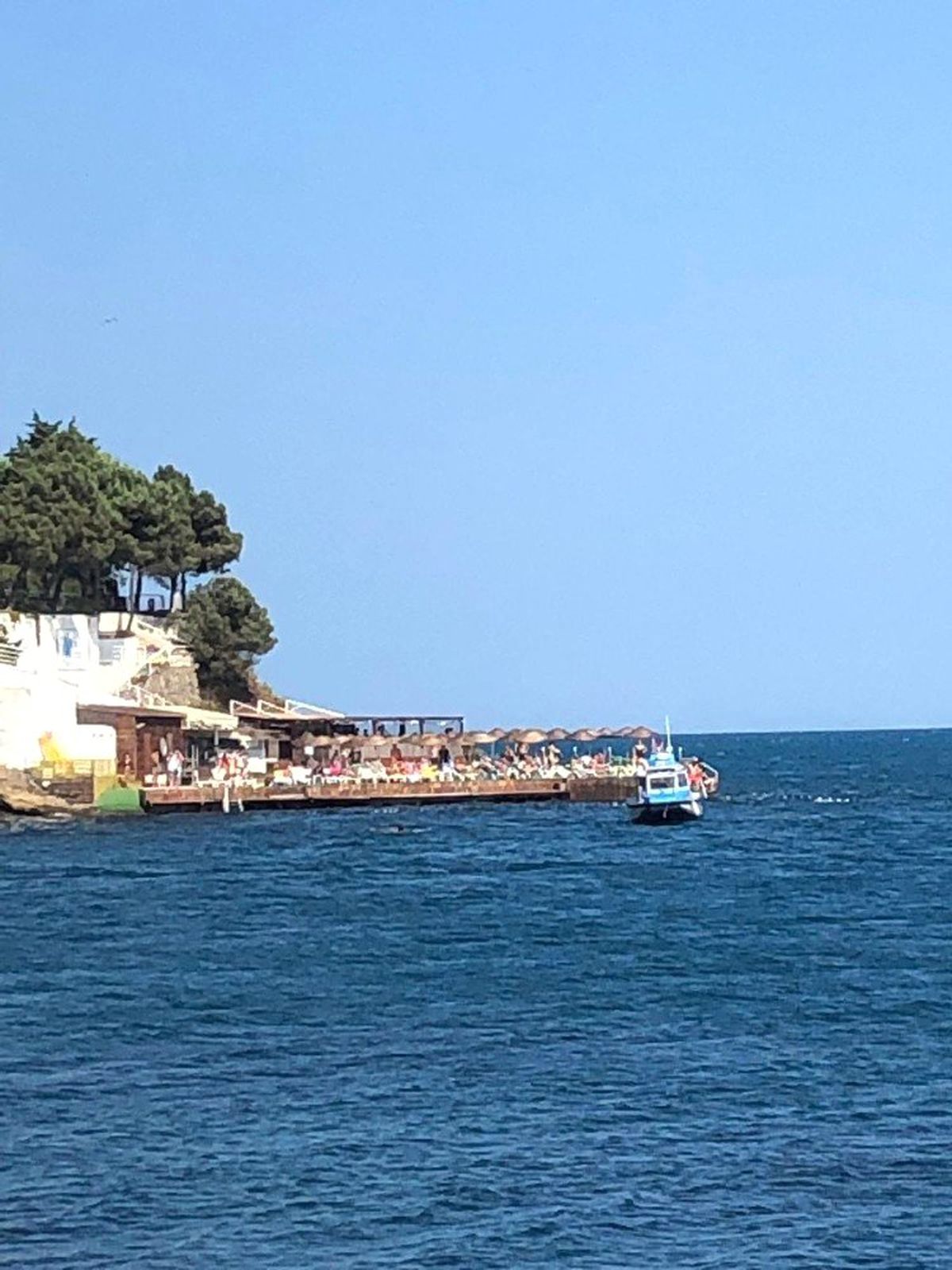 Sinop\'ta batan tekne kısa süreli paniğe yol açtı