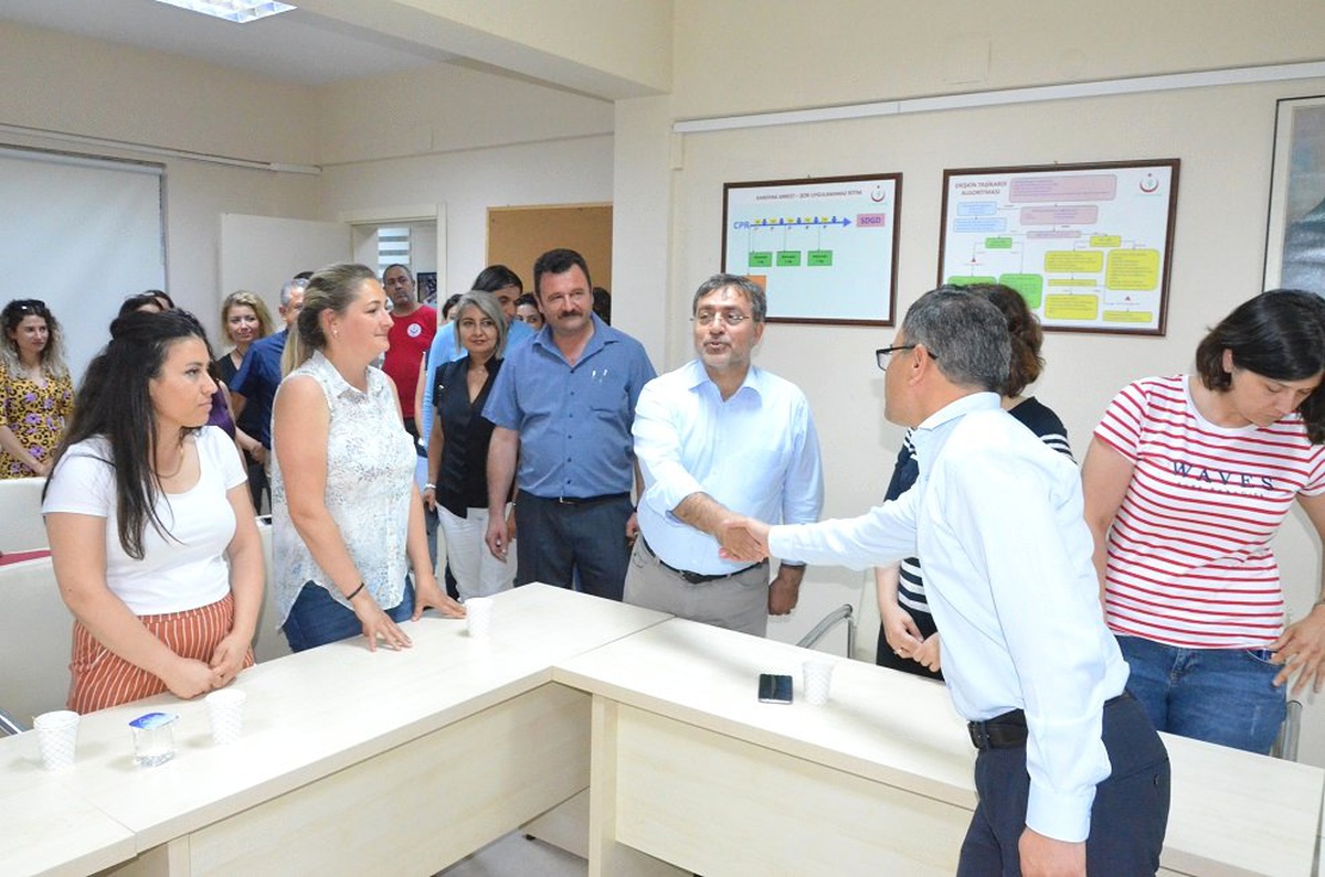 Acil Çağrı Merkezi personeline uygulamalı eğitim