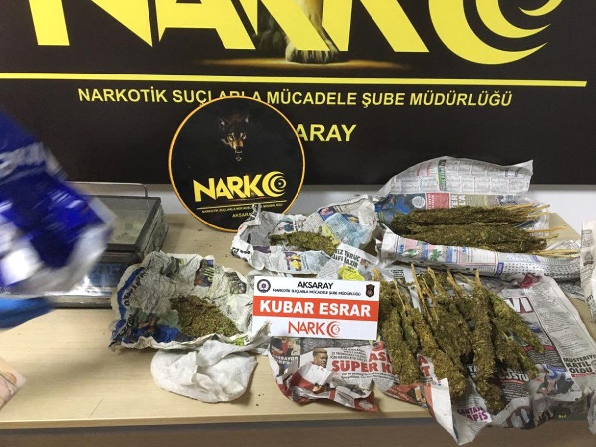 Aksaray\'da uyuşturucu tacirleri tutuklandı