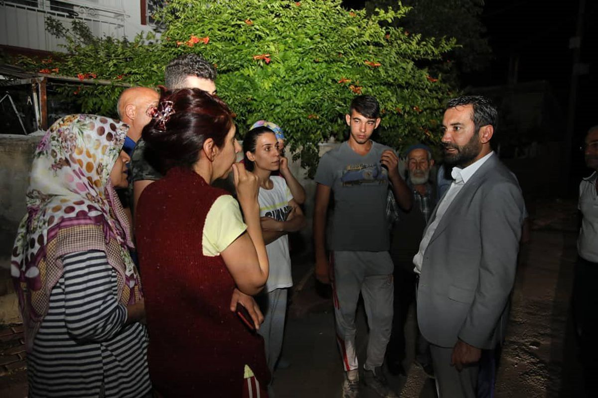 Başkan Şerifoğulları afet sonrası incelemelerini sürdürüyor