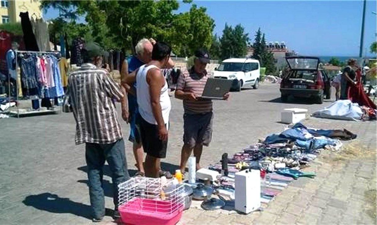 Didim\'de \'İngiliz Pazarı\' kapatıldı