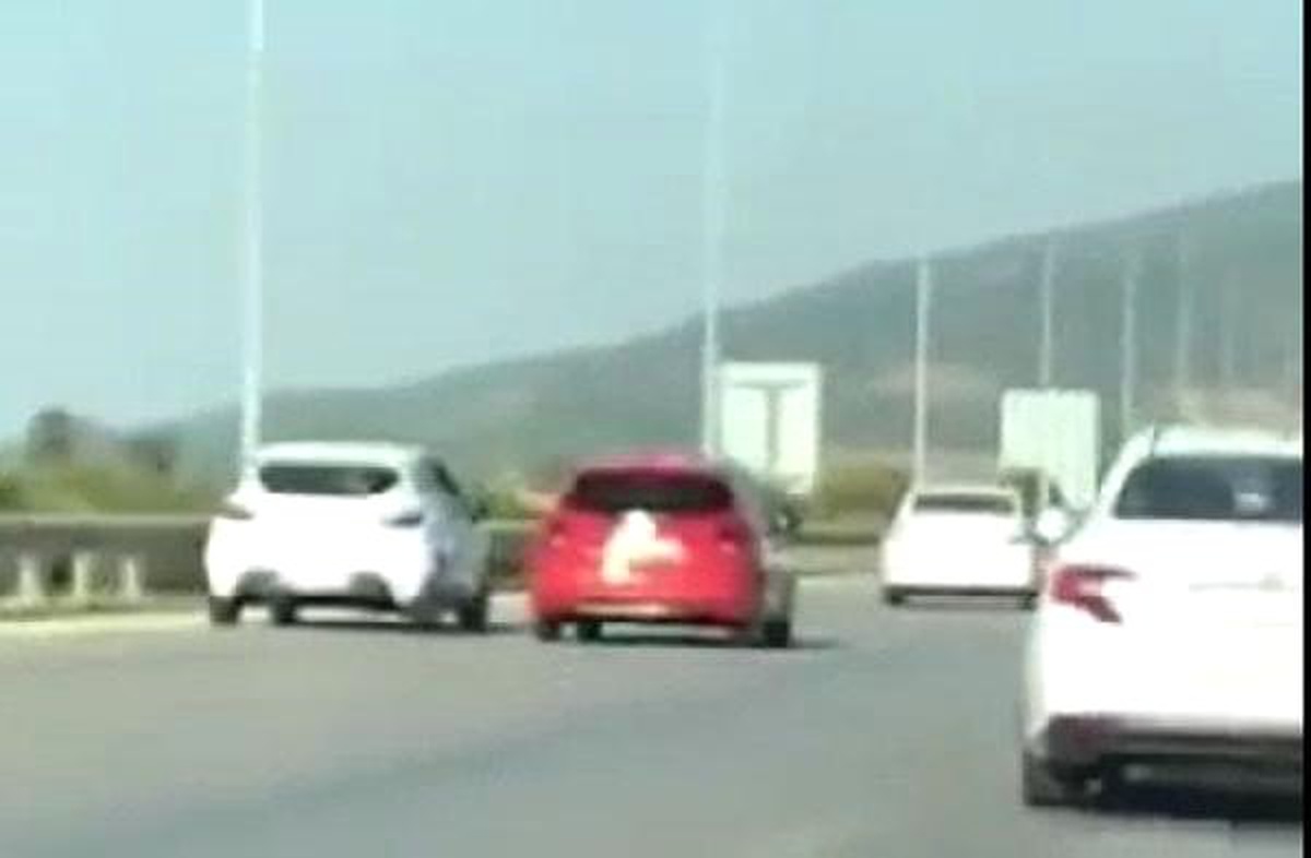 Direksiyonu, tartıştığı sürücünün otomobiline doğru kırdı