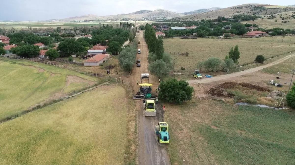 Seyfe Gölü Kuş Cenneti bölgesinde, yol yapım çalışmaları başladı