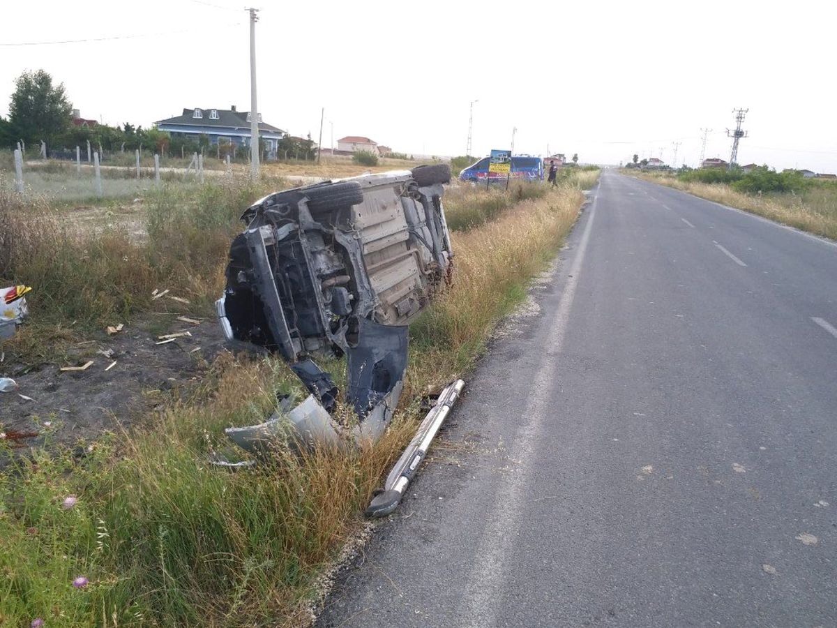 Tekirdağ\'da trafik kazası: 3 yaralı