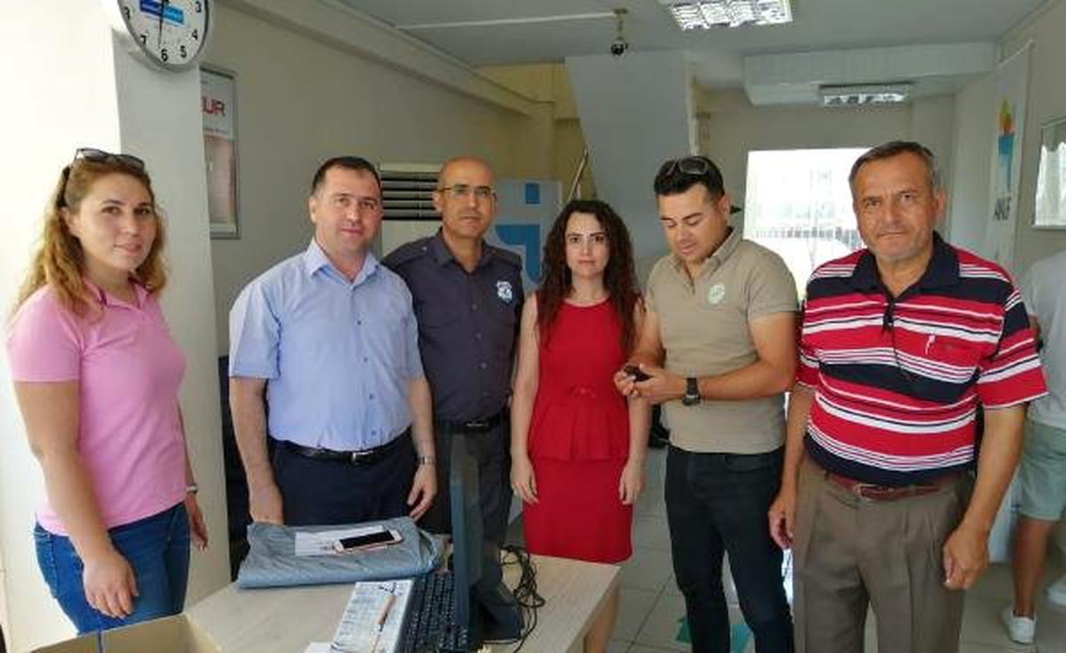 Yaralı bulunan ebabile tedavi