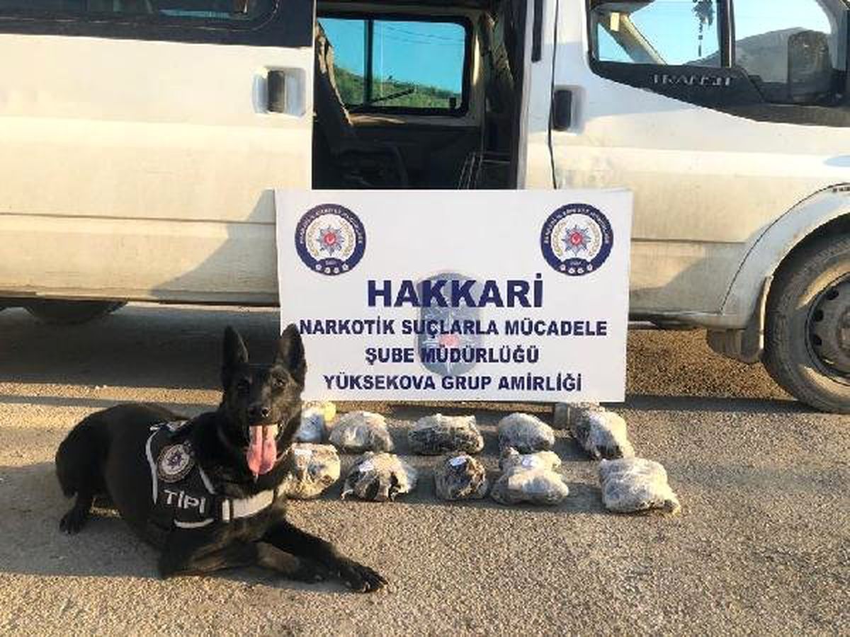 Yüksekova\'da 4 kilo eroin ve 23 kilo afyon sakızı ele geçirildi
