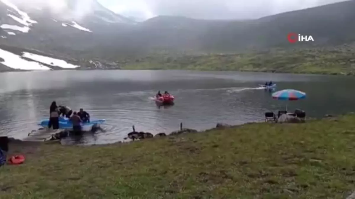 2400 rakımda deniz bisikleti ve zipline keyfi