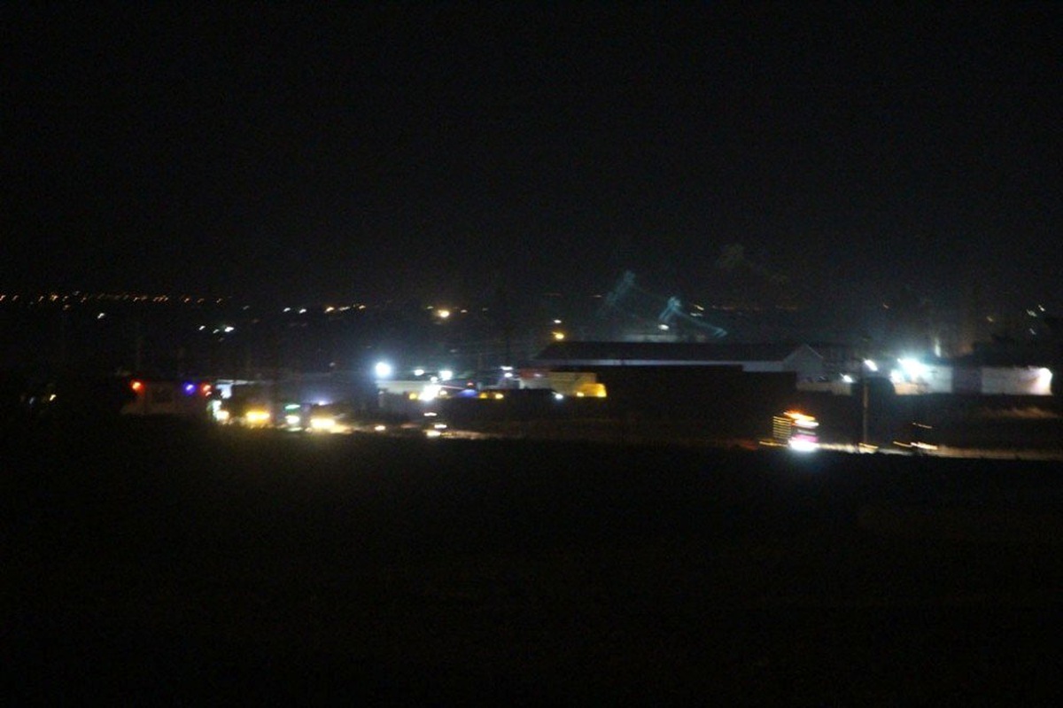 ABD konvoyu Nusaybin\'den görüntülendi