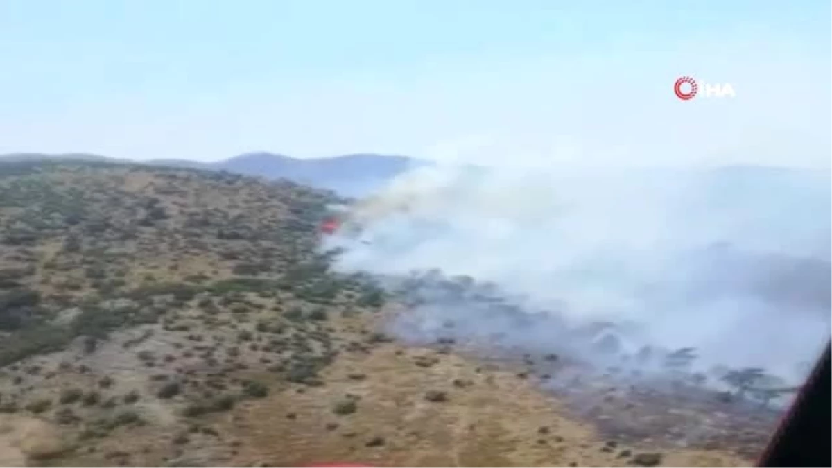 Balıkesir\'de korkutan orman yangın: Yangına havadan ve karadan müdahale ediliyor