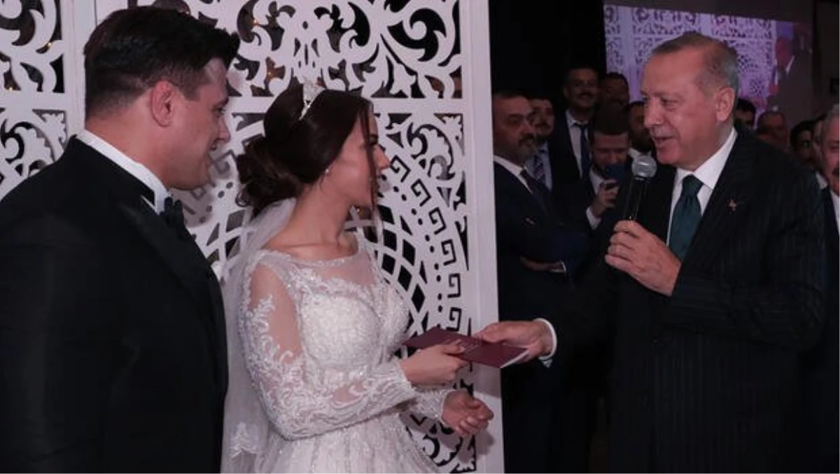 Cumhurbaşkanı Erdoğan, Rıza Kayaalp\'in nikah şahidi oldu