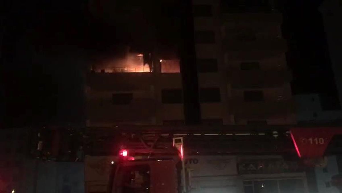 Diyarbakır\'da yangın faciasını kamyon sürücüsünün kornası önledi