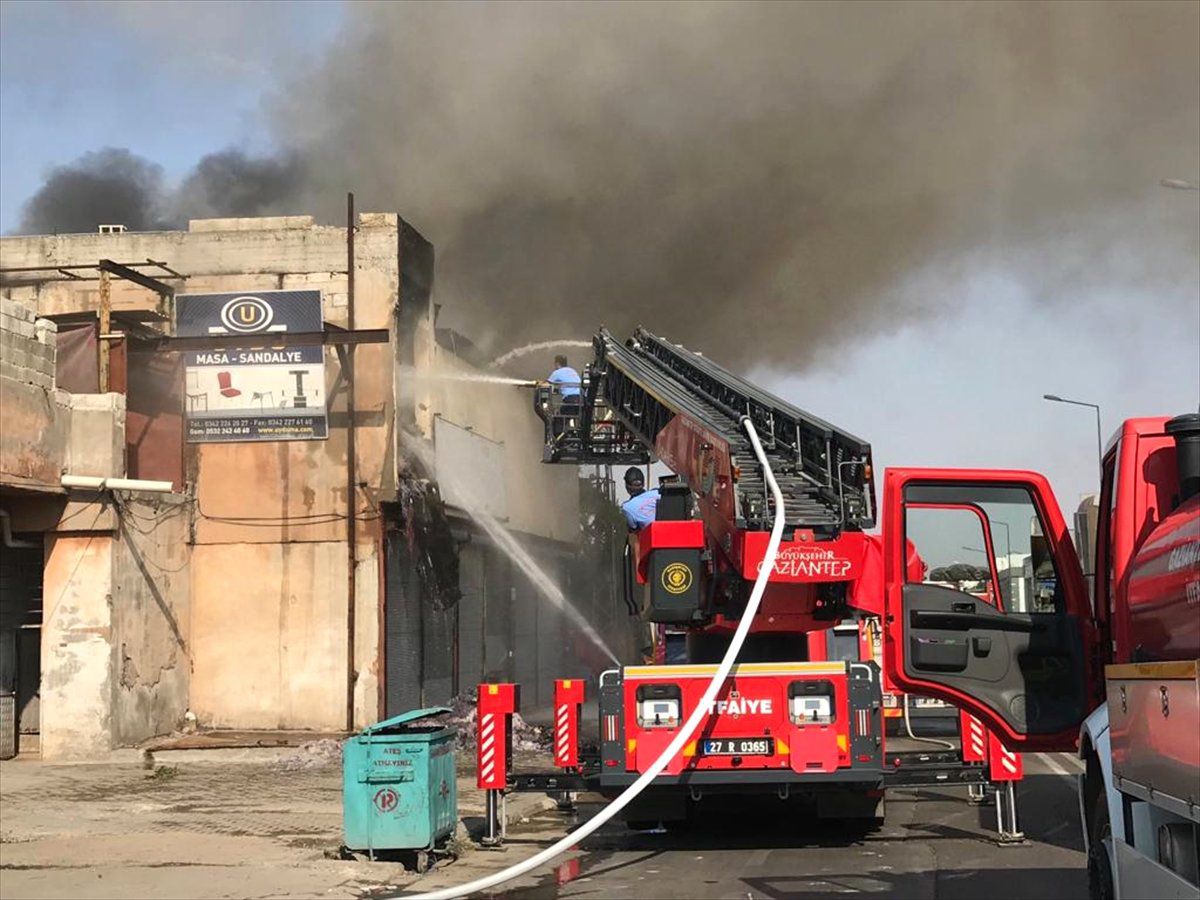 Gaziantep\'te fabrika yangını