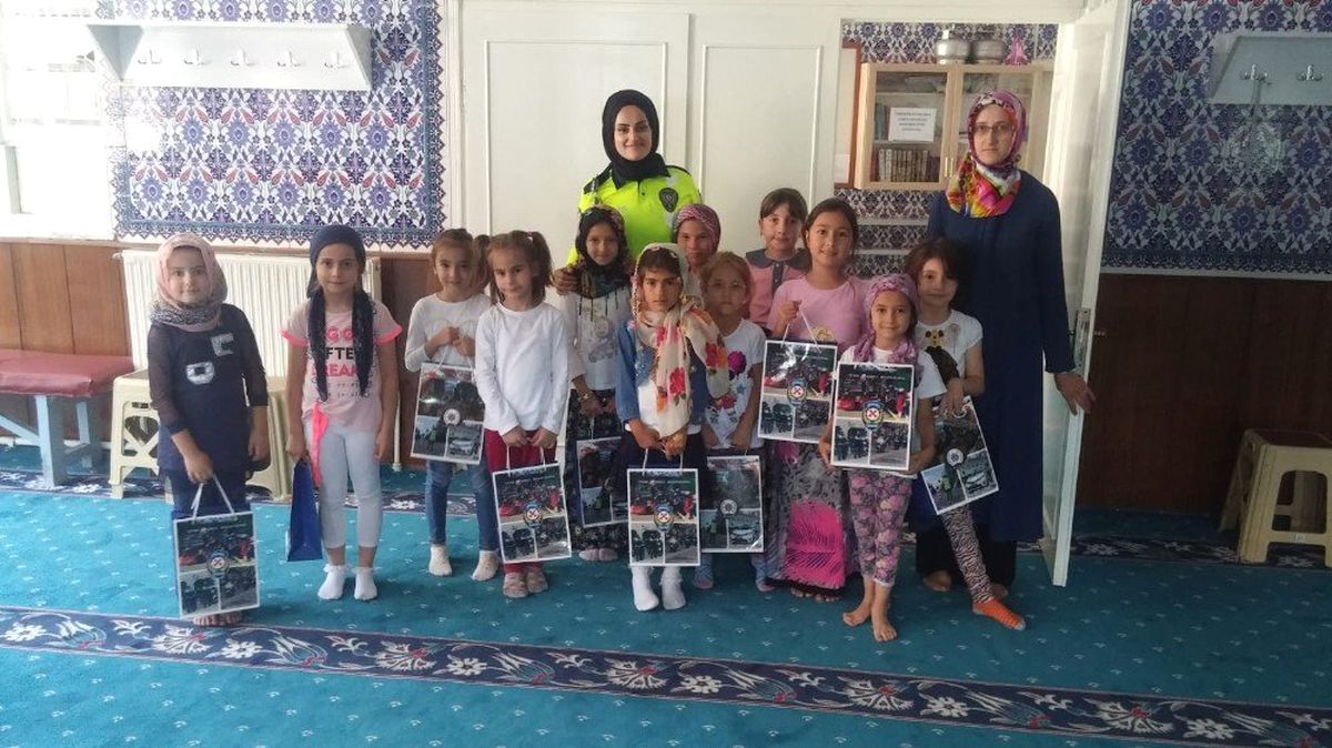 İl emniyetinden çocuklara trafik eğitimi
