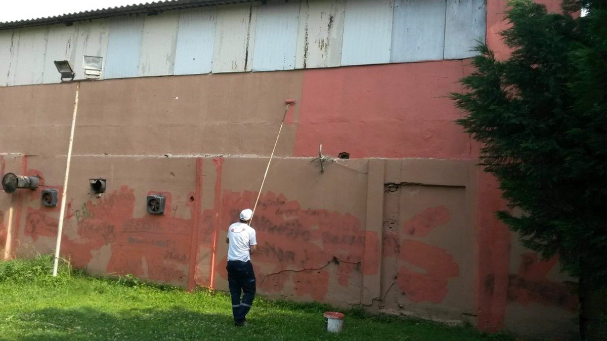 Kocaeli Fuarı\'nda temizlik ve onarım çalışması yapıldı