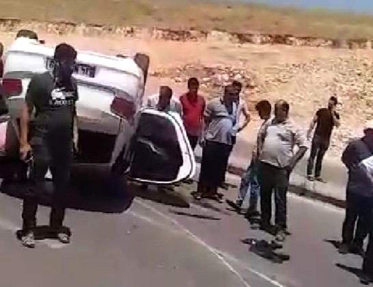 Otomobil takla attı: 3 yaralı