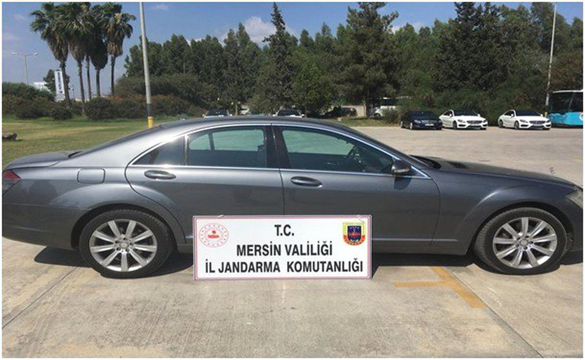 Almanya\'dan çalınan lüks araç Mersin\'de bulundu
