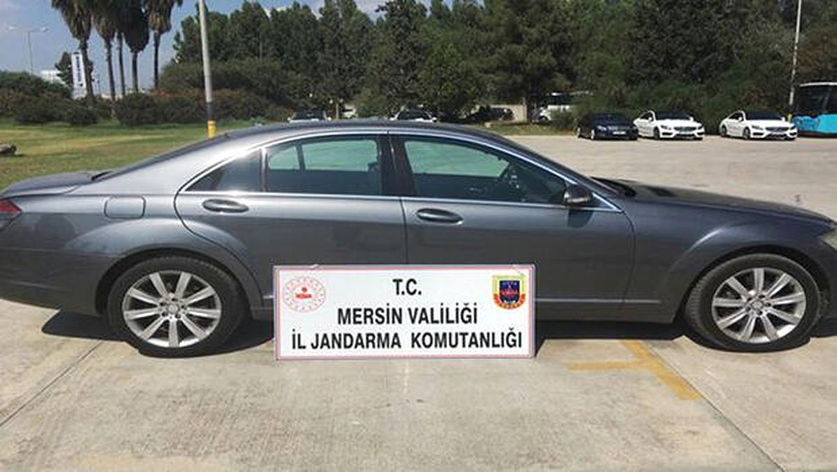 Almanya\'dan çalınan lüks araç Mersin\'de bulundu