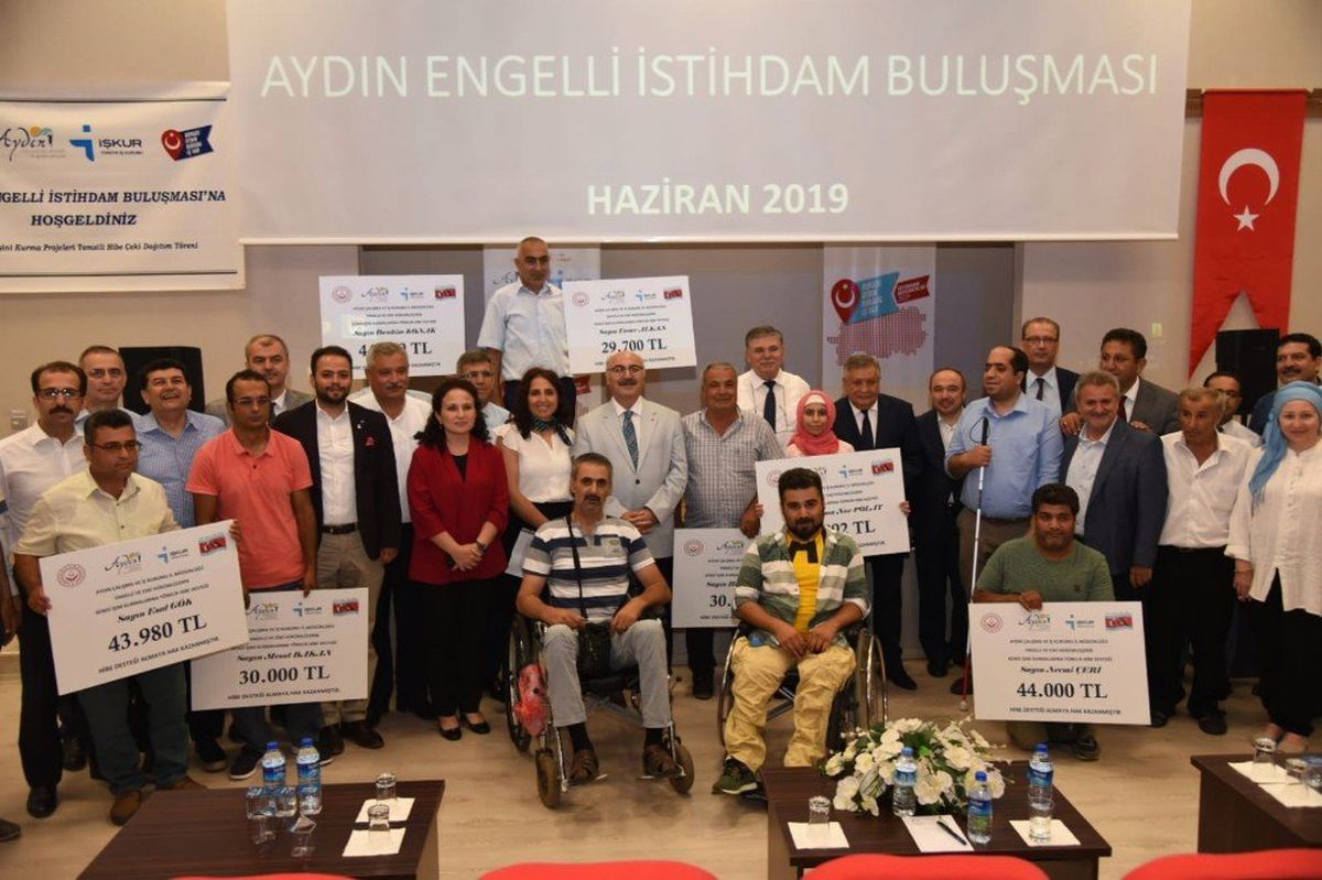 Aydın\'da 17 engelli ve eski hükümlüye hibe desteği sağlandı