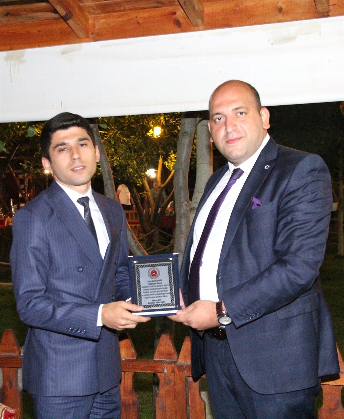 Beypazarı\'nda tayini çıkan savcılara veda yemeği