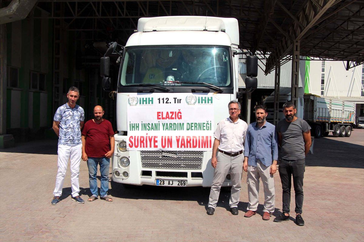 Elazığ\'dan Suriye\'ye un yardımı