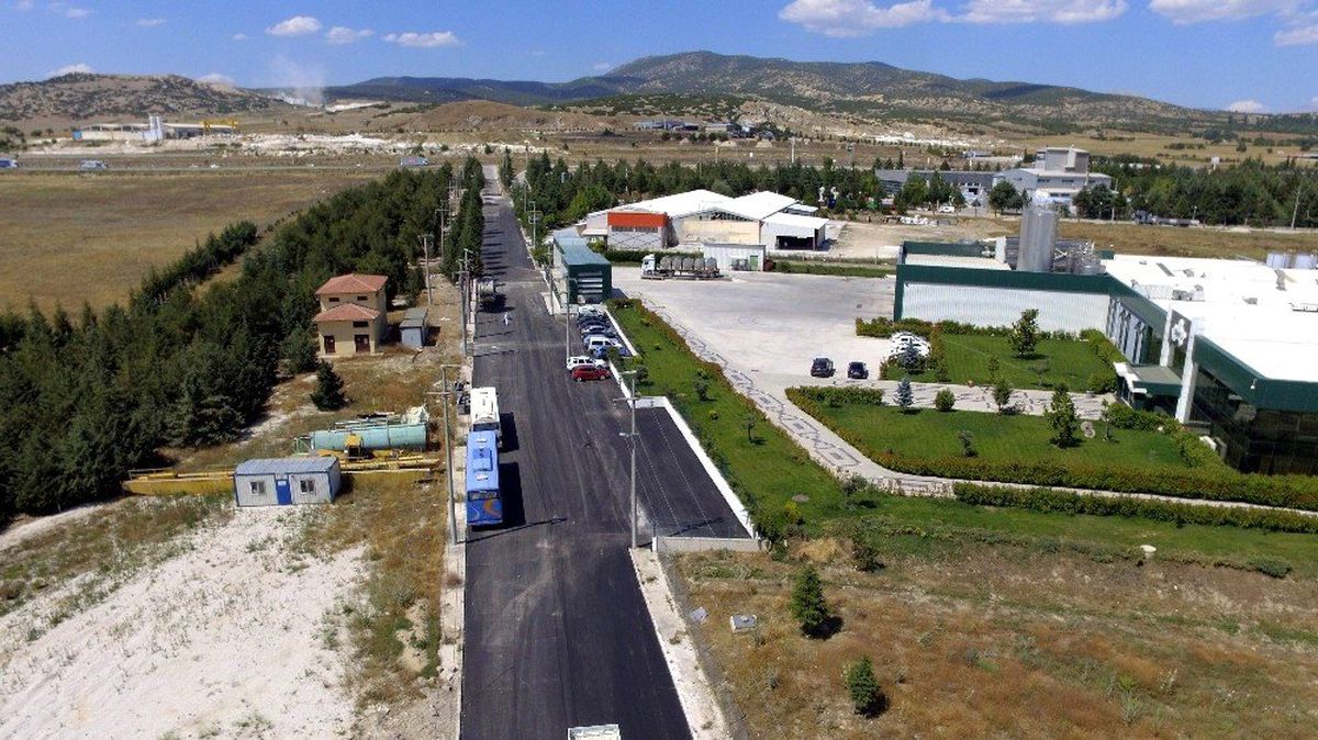 Isparta Belediyesi OSB\'yi asfaltladı