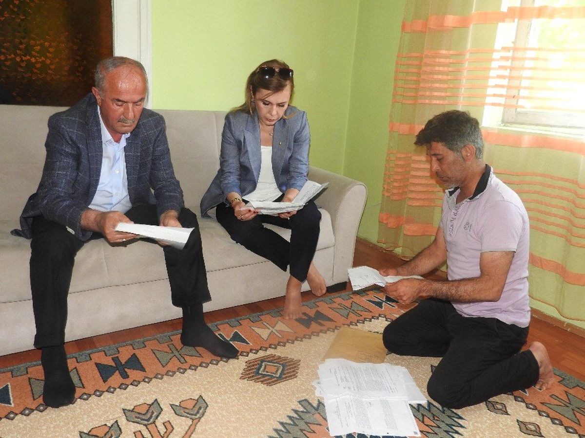 Kaymakam Uçar\'dan muhtaç ve dar gelirli ailelere ziyaret