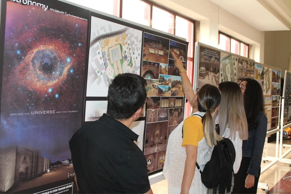 NNYÜ iç mimarlık ve çevre tasarımı Bölümü mezunları proje sergisi açtı