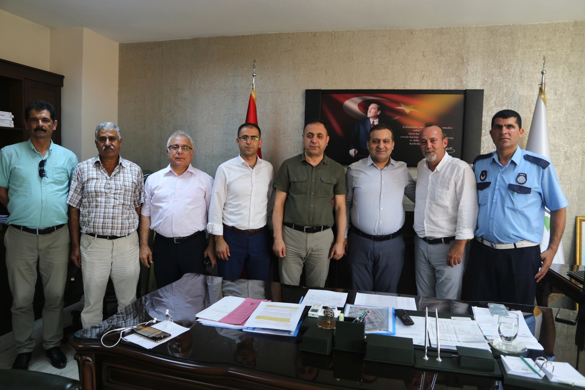 Sendika temsilcilerinden genel Sekreter Tazeaslan\'a ziyaret