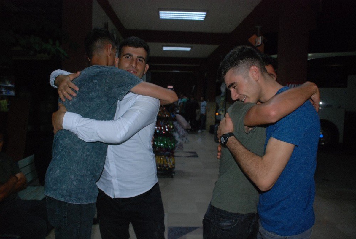 Tokat\'ta askerlerin erken terhis sevinci