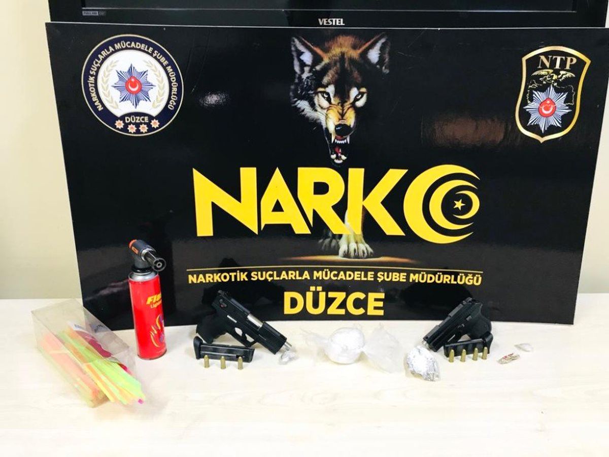 Düzce polisinden uyuşturucu operasyonu