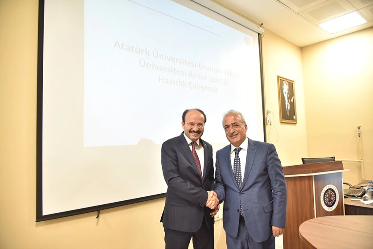 "ETÜ-Atatürk Üniversitesi Ar-Ge İşbirliği Hazırlık Çalışması" toplantısı yapıldı