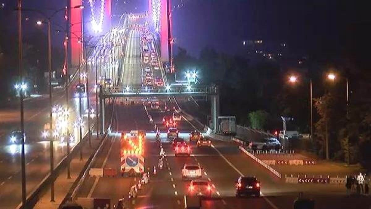 FSM\'de 52 gün 4 şerit trafiğe kapatıldı