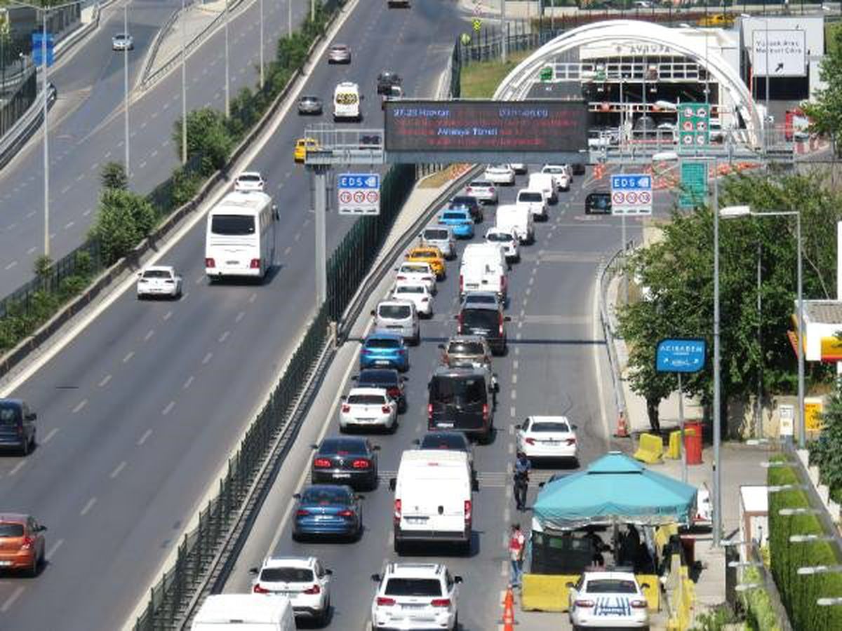 FSM\'deki çalışma Avrasya Tüneli\'nde yoğunluk oluşturdu