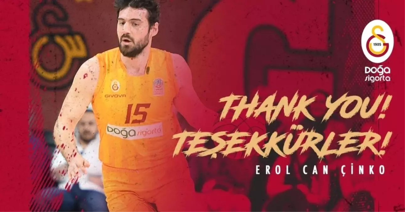 Galatasaray\'dan Erol Can Çinko\'ya teşekkür