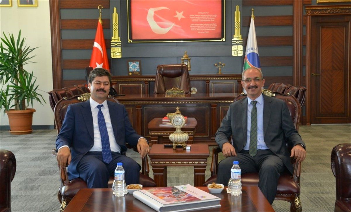 Genel Müdür Erkan\'dan Rektör Karakaya\'ya ziyaret