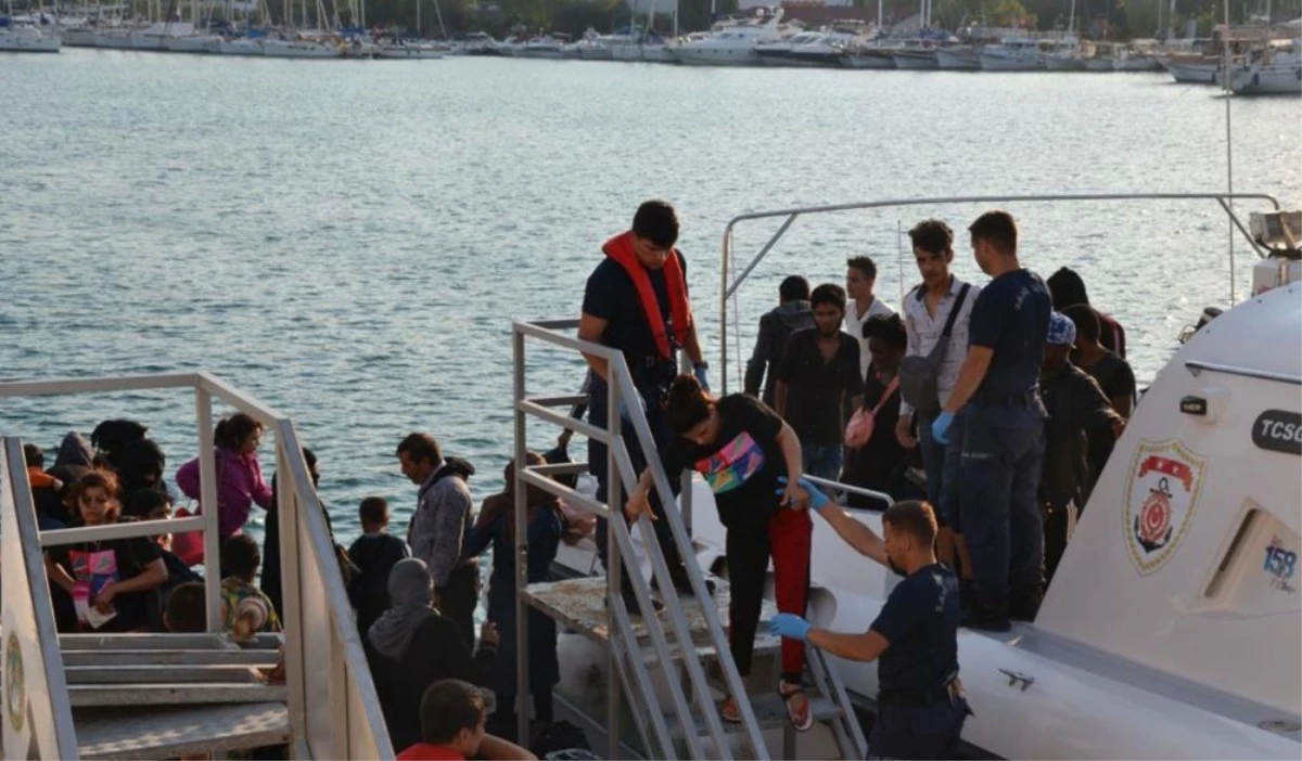 Kuşadası\'nda 37 kaçak göçmen yakalandı