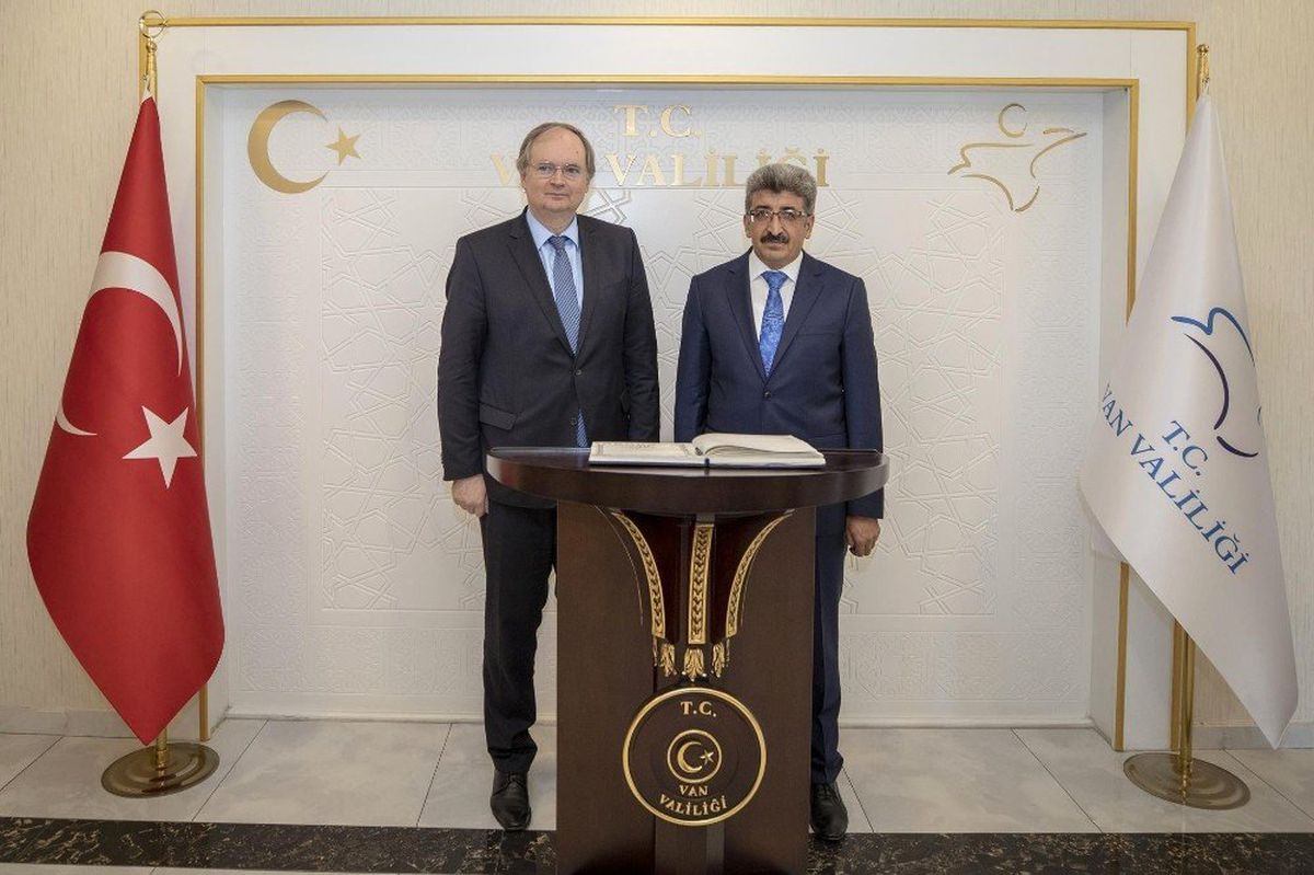 AB Delegasyonu Başkanı Berger\'den Vali Bilmez\'e ziyaret