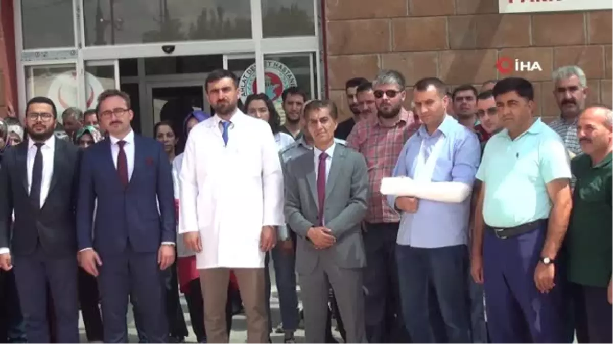 Ahlat\'ta doktor ve güvenlik görevlisine yapılan şiddet kınandı