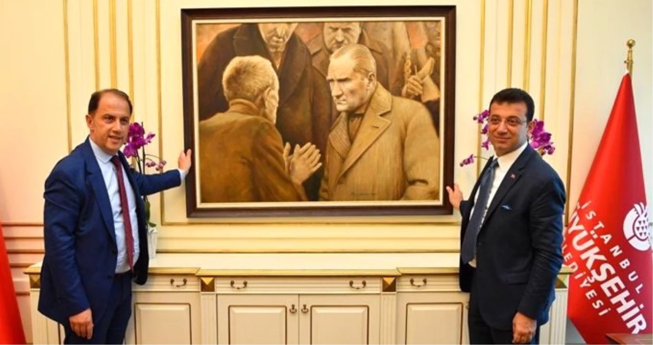 AK Partili Ahmet Hamdi Çamlı\'nın İBB\'deki Atatürk tablosuyla ilgili yorumu tartışma yarattı